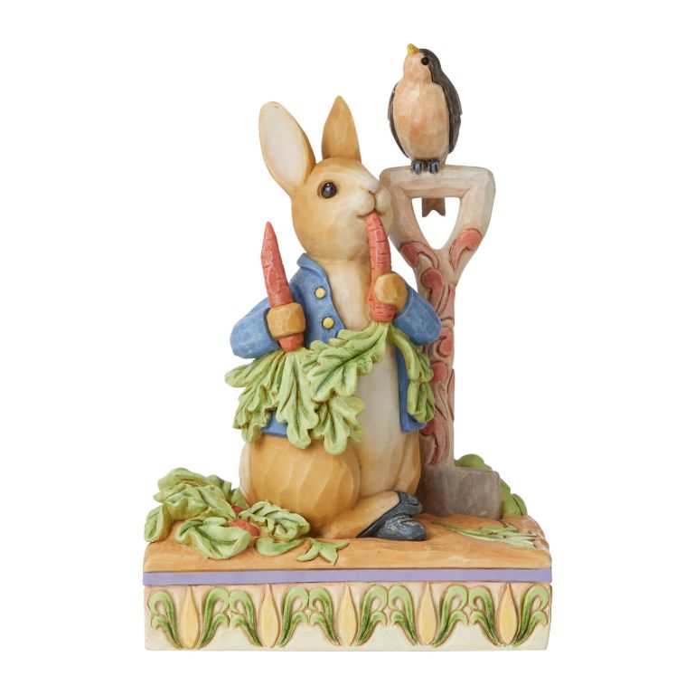 Beatrix Potter by Jim Shore - Peter Rabbit Eating Radishes